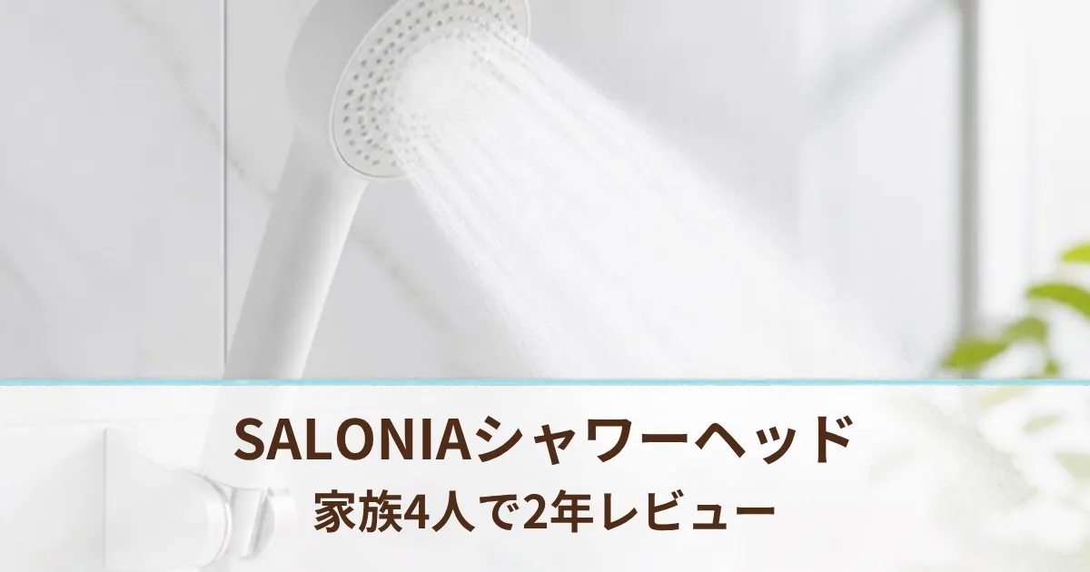 SALONIAファインバブルクリアを家族4人で2年使ったレビュー。3つのモードとカートリッジの本音